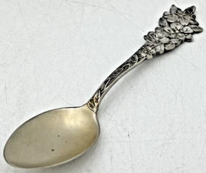 P & B PAYE & BAKER FLOWERS & VINES STERLING TEASPOON 5-1/4" LONG SPOON - Picture 1 of 11