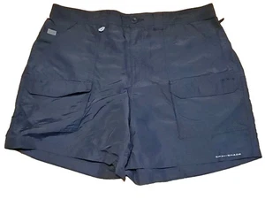 Columbia PFG Cargo Fish Hike Black Cargo Shorts Adult Size 38 Omni-Shade Pocket - Bild 1 von 12