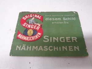 Vintage Singer Nähmaschine Bedienungsanleitung in Deutsch - Bild 1 von 6