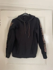 Disney Ladies Black Hoddied Jumper Size s - Picture 1 of 4