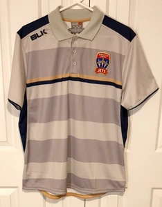 NEWCASTLE UNITED JETS BLK 2016 A-League Season Football Training Polo Shirt - XL - Picture 1 of 11