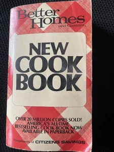 RARE - Better Homes And Gardens New Cookbook 1979 PB - Citizens Savings Promo - Picture 1 of 18