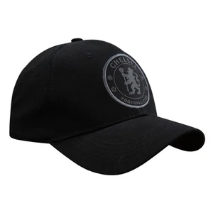 Chelsea Soccer Official Licensed Soccer Cap Home Logo Big Lion Black Cap - Bild 1 von 5