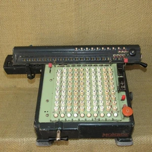 Vintage Antique MONROE High Speed Adding Calculator Machine #1 ~ Untested ~ Rare - Bild 1 von 17