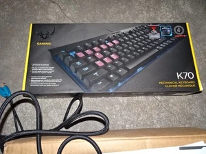 Corsair K70 Mechanical Gaming Keyboard – CH-9000085-NA – Red Backlit – Original - Picture 1 of 12