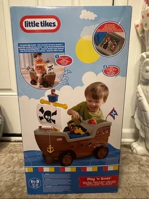 Little Tikes Play N Scoot Pirate Ship SEALED in BOX - Image 1 of 4