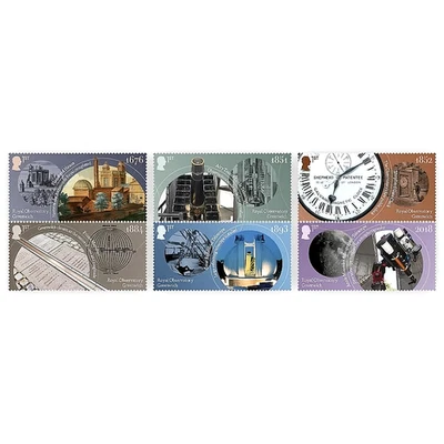 GB 2025 SC XXXX ROYAL OBSERVATORY GREENWICH MULTI  1st (6) MNH OG VF - Image 1 of 4