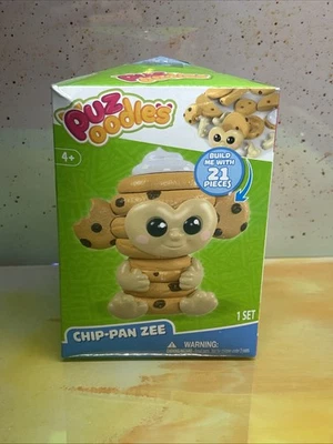 PUZOODLES 21 PC "CHIP-PAN ZEE" MONKEY CHIMP CHOCOLATE CHIP COOKIE 3D PUZZLE 2018 - Image 1 of 4