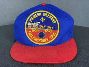 VTG Pioneer Weekend Nopi Soki Fall Camporee 1996 Baseball Cap OTTO Snap Back  - Picture 1 of 11