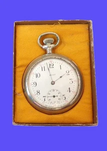 Reloj Bolsillo, Marca Ascot, Mecánico, 2 Esferas, Marcas Segundo/Minuto, No Funciona - Imagen 1 de 10