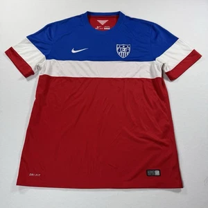 Nike 2014 USA Soccer Jersey Men’s Large USMNT World Cup Bomb Pop Authentic - Picture 1 of 10