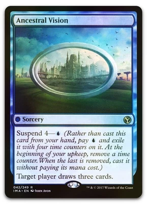 Ancestral Vision #42 (Foil) (NM) Iconic Masters IMA Magic MTG - Image 1 of 2
