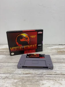 Mortal Kombat Super Nintendo Entertainment System 1992 Spiel. G1 - Bild 1 von 10