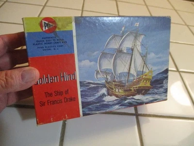 Kit Modelo Barco Trasero Vintage Pyro Dorado C 365-50 Foto 1 de 4