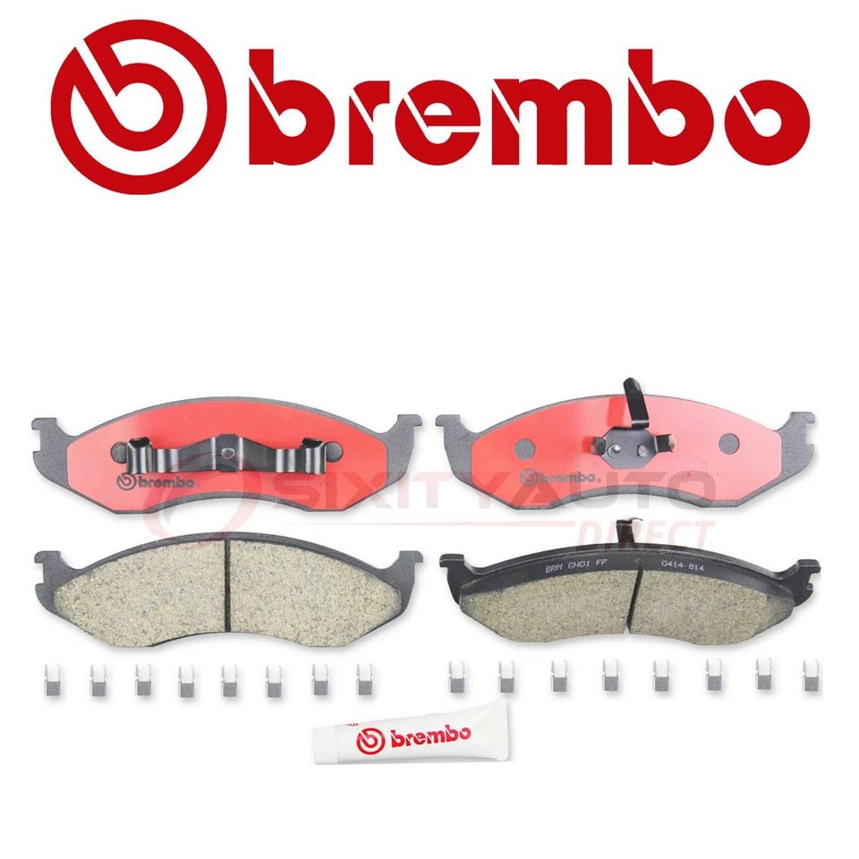 Brembo Front Disc Brake Pad Set for 1990 Jeep Wagoneer  - Braking Stopping vc — 第 1/4 张图片