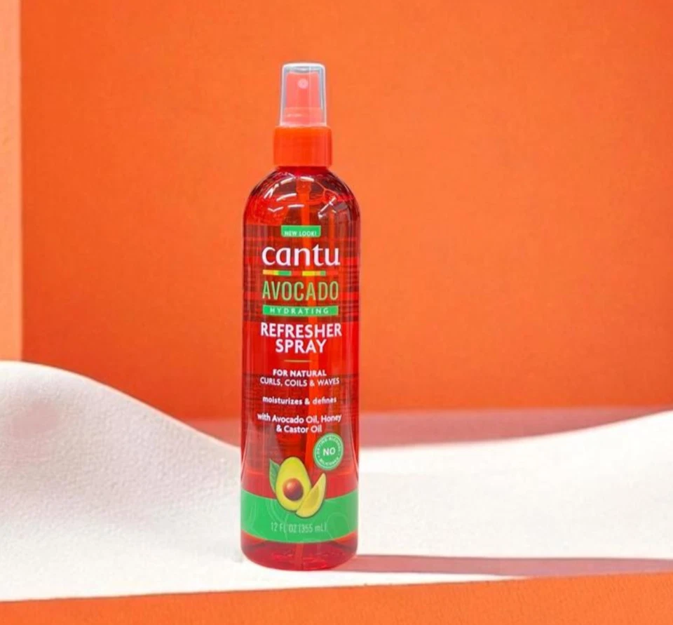 Cantu Avocado Hydrating Refresher Spray 355ml | Revive & Refresh Curls
