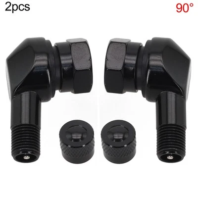 Valve Stems Metal Tire Package Content Pair Motorcycle Valve Stems Easy To Use - Image 1 of 4