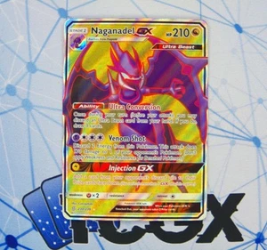 Pokemon - Naganadel GX (Arte Completo) - 230/236 - Mentes Unificadas - Holo - Ultra Ra LP - Imagen 1 de 1