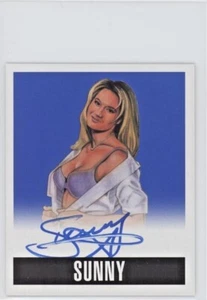 SUNNY 2014 LEAF ORIGINALS WRESTLING BASE AUTOGRAPH BLUE 8/25 AUTO SIGNATURE - Picture 1 of 2