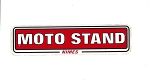 DIVERS Autocollant " Moto stand Nîmes " - Picture 1 of 1