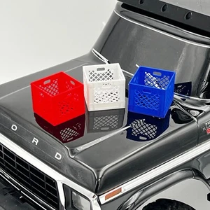 3 Milk Crate 1/10 Trx4 Axial Rc Crawler Scale Garage Diorama Upgrade Accessories - Picture 1 of 4