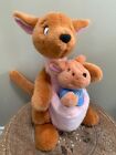 Disney Store - Kanga W/Roo Kangaroo Winnie The Pooh Plush Soft Toy 38cm