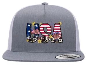 USA 4th of July YP Classics 6006 Adjustable Mesh Snap Back - Picture 1 of 1