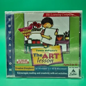 Tomie DePaola's The Art Lesson Windows 3.1 PC Learning Company Game CD BRAND NEW - Picture 1 of 3
