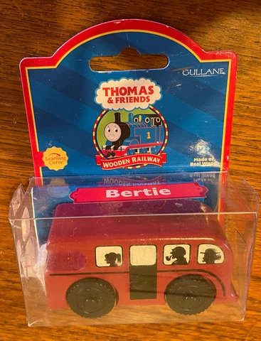 2001 Learning Curve Wooden Thomas Train Bertie the Bus! New! Cover