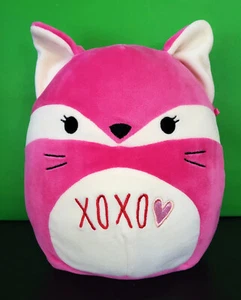 Squishmallows Fern The Fox Valentine XOXO 8" Plush Stuffed Animal - Picture 1 of 3