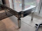 coffee table used glass