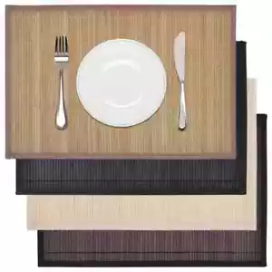 6x Platzdeckchen Bambus Platzdecke Tischset Platzset Tischmatte Platzmatten vida - Bild 1 von 21