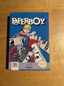 Paperboy Nintendo NES Complete In Box CIB Manual Clean Tested OEM