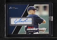 2007 Just Minors Preview Black /25 Lars Anderson #JAPr-01 Auto
