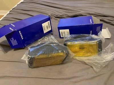 2 NOS VOLVO 740 760 YELLOW DRIVING LIGHTS (FOG LIGHTS?) BOSCH 1369341 RARE - Image 1 of 4