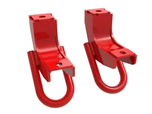 Gancho de remolque delantero de control aFe rojo para Toyota Tundra 2022 3.5L V6 - Imagen 1 de 6