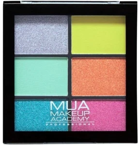 MUA 6 SHADE PALETTE - VEGAN FORMULA NEW & SEALED FREE POST - Bright Lustre - Picture 1 of 1