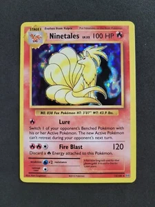 Pokemon, Evolution, Ninetales Lv. 2016 32, 15/108 Holo Rare, inglés, casi nuevo - Imagen 1 de 2