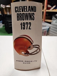 Cleveland Browns Media Guide 1972 de colección - Don Cockroft Doug Dieken Brian Sipe - Imagen 1 de 7