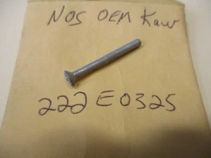 KAWASAKI COUNTER SUNK SCREW 3 x 25 NOS/OEM 222E0325-A - Imagen 1 de 3
