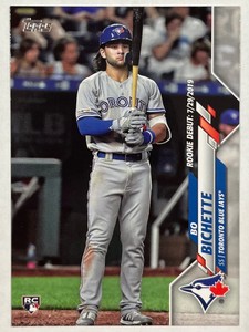 BO BICHETTE 2020 TOPPS UPDATE  #U-1 ROOKIE DEBUT ROOKIE CARD RC