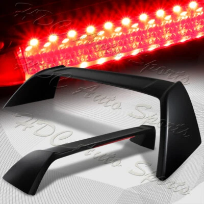 Alerón de maletero negro para Acura RSX DC5 2002-2006 Type-R + luz de freno LED Foto 1 de 4