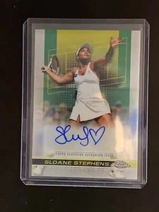 Sloane Stephens Auto 2024 Topps Chrome Tennis #TCA-SSS - Picture 1 of 2
