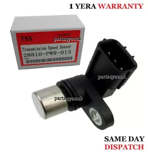 TRANSMISSION SPEED SENSOR for HONDA ACCORD ACURA CIVIC CR-V FRV 28810-PWR-013 - Picture 1 of 4