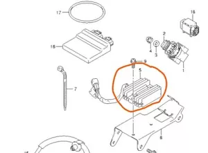 Suzuki Genuine Rectifier for Suzuki GW250 Inazuma MAGNETO 2014-17 32800-48H00 - Picture 1 of 1