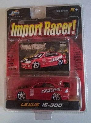 Jada Import Racer Lexus IS-300 Rojo Versus Motorsports 1:64 Nuevo de Lote Antiguo Foto 1 de 3