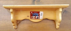 Vintage Walnut Hollow Solid Wood Wall Shelf - Unfinished 18" x 4.75" - Picture 1 of 5