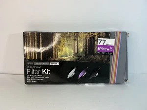 Vivitar Series 1 77mm 3 Piece Fundamental Filter Kit UV + CPL + FLD - Picture 1 of 4