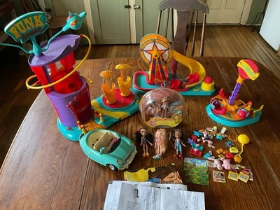 Muñecas Lil Bratz Funk Casa Diversión Carnaval Tobogán Acuático Spinnin Paseos Voladores Foto 1 de 4