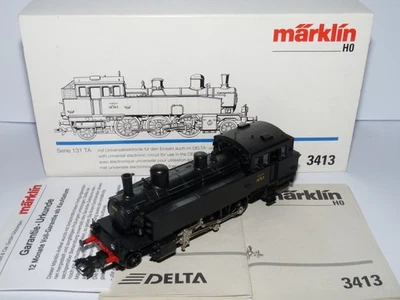 Märklin H0 3413 ++ Dampflok 131 TA 3 der SNCF ++ Delta in OVP ++ #C5_238 - Bild 1 von 4